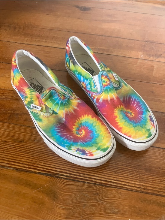 Vans Other - Vans Kids Tie-Dye Slip-On Sneakers - Rainbow